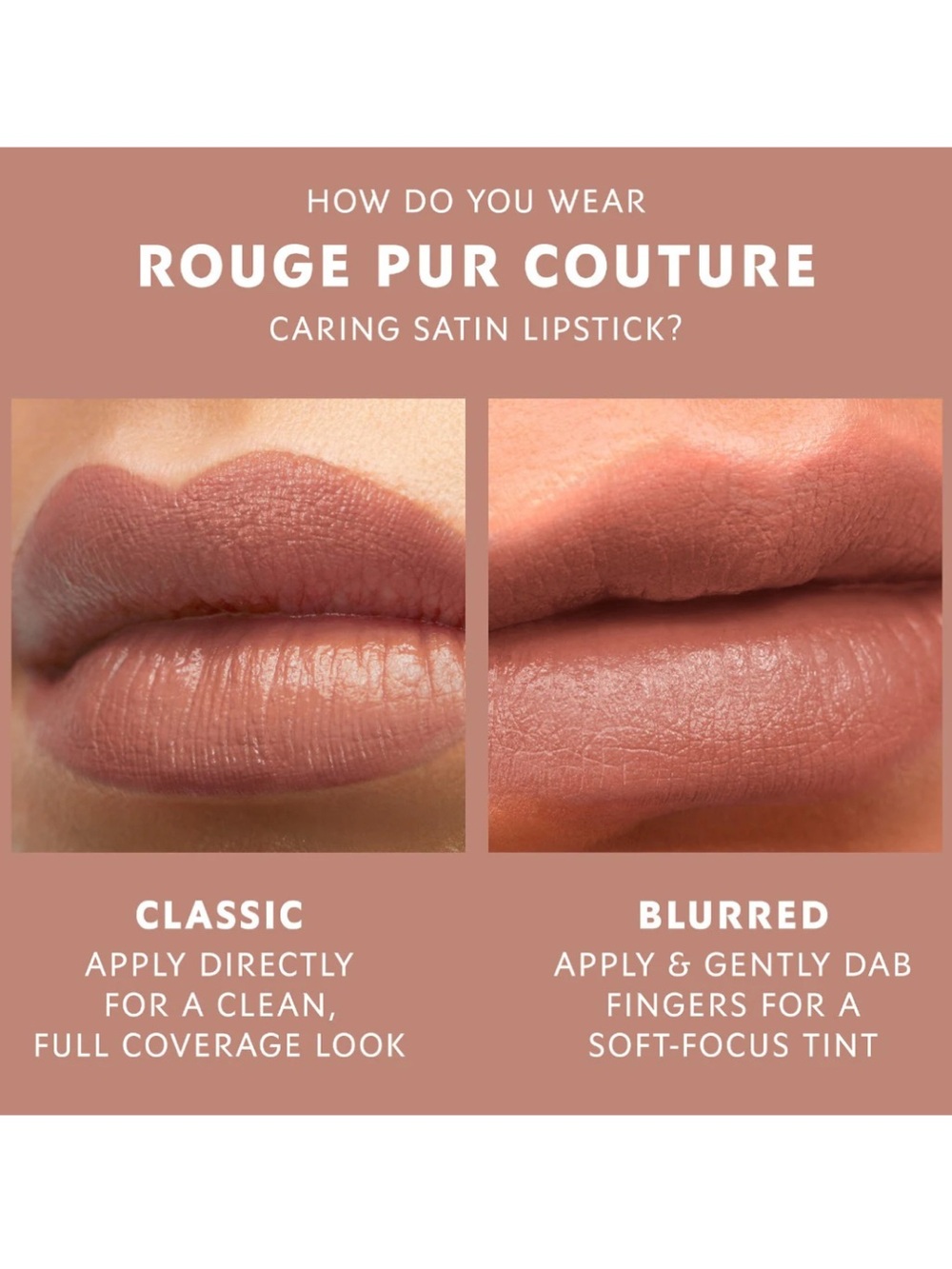 Yves Saint Laurent Rouge Pur Couture Lipstick - N1 Beige Trench Travel 1.3g - Picture 4 of 5